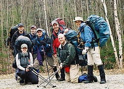 Young Members backpacking trip