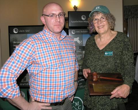 Incoming chair Martin Mahoney and outgoing chair Jan Nettler 