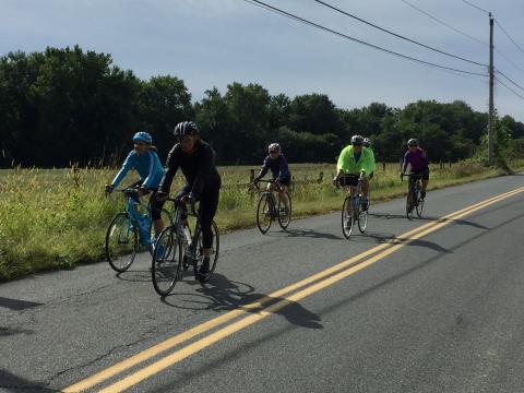 Group Cycling in the Connecticut River Valley